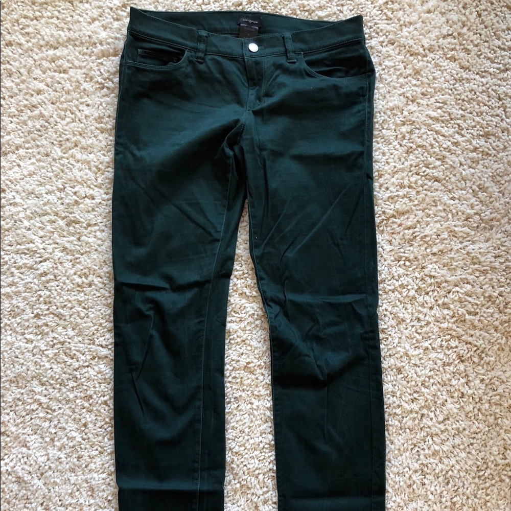Ann Taylor Modern Fit green pants
